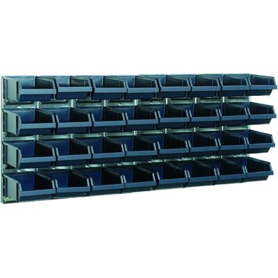 Raaco 139182 BWP32X3 Pannello Murale con 32 Contenitori - Pannello con Contenitori Raaco 139182 BWP32X3 Pannello Murale con 32 Contenitori - Pannello con Contenitori