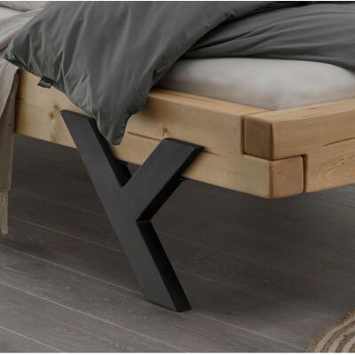 Home Affaire Ultima Bett - Massivholz, Balken-Optik, 140x200cm - Bett Home Affaire Ultima Bett - Massivholz, Balken-Optik, 140x200cm - Bett