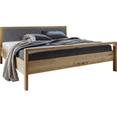 HOME AFFAIRE Huven Bett - Natur & Grau - 160x200cm HOME AFFAIRE Huven Bett - Natur & Grau - 160x200cm