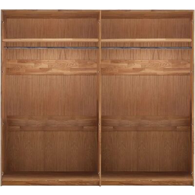ANDAS Hällevik Kleiderschrank - Skandinavischer Stil, 4-türig, Massivholz ANDAS Hällevik Kleiderschrank - Skandinavischer Stil, 4-türig, Massivholz