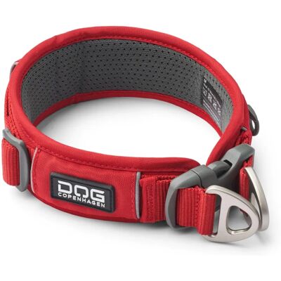 Dog Copenhagen Urban Explorer Collier - Rouge Classique - Sécurité & Confort - Publicité Dog Copenhagen Urban Explorer Collier - Rouge Classique - Sécurité & Confort - Publicité