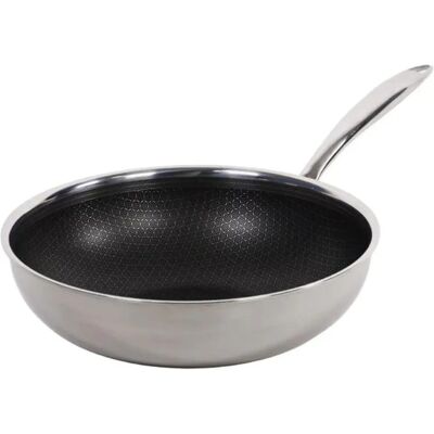 Sobczyk Modell Ø28cm - Hybrid Wok - Antihaft, Langlebig, Für Alle Herde geeignet Sobczyk Modell Ø28cm - Hybrid Wok - Antihaft, Langlebig, Für Alle Herde geeignet