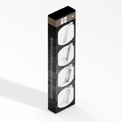Skandinavian kokoelma taitettava seinäkuivausteline - 80 x 40 x 9,5 cm Skandinavian kokoelma taitettava seinäkuivausteline - 80 x 40 x 9,5 cm