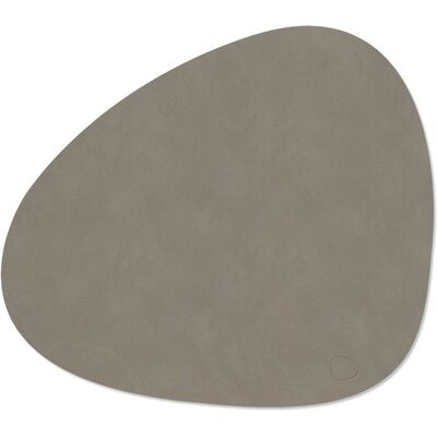 LIND DNA - Nupo Flint Grey Tischset 37x44 cm Curve L LIND DNA - Nupo Flint Grey Tischset 37x44 cm Curve L