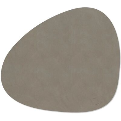 LIND DNA - Nupo Flint Grey Tischset 37x44 cm Curve L LIND DNA - Nupo Flint Grey Tischset 37x44 cm Curve L