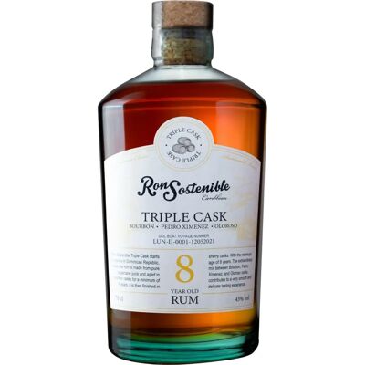 Ron Sostenible 8 Jaar Oud Triple Cask Rum - Rum Ron Sostenible 8 Jaar Oud Triple Cask Rum - Rum