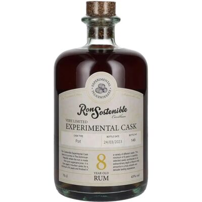 Ron Sostenible 8 Jaar in Portvaten - Rum Ron Sostenible 8 Jaar in Portvaten - Rum