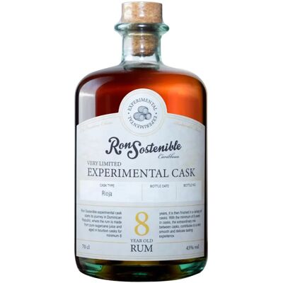 Ron Sostenible 8 Jaar in Rioja Fles - Rum Ron Sostenible 8 Jaar in Rioja Fles - Rum