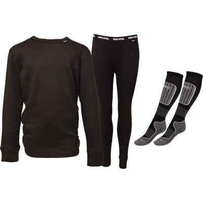 Accezzi Merino 20 skidstrumpor - Hållbara, Unisex, Svart Accezzi Merino 20 skidstrumpor - Hållbara, Unisex, Svart