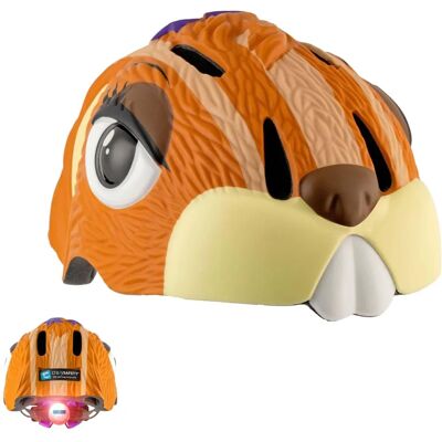 Crazy Safety Kinder Fahrradhelm Braun - 49-55 cm - EN 1078 Zertifiziert Crazy Safety Kinder Fahrradhelm Braun - 49-55 cm - EN 1078 Zertifiziert