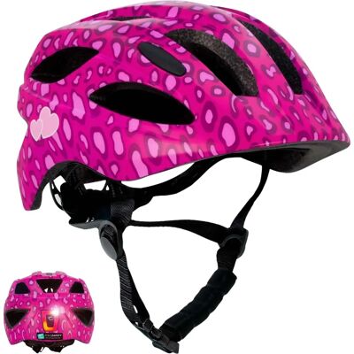 Crazy Safety Pink Punkte Fahrradhelm für Kinder - EN1078 Zertifiziert Crazy Safety Pink Punkte Fahrradhelm für Kinder - EN1078 Zertifiziert