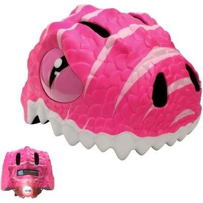 Crazy Safety Helm - Pinker Dino Crazy Safety Helm - Pinker Dino