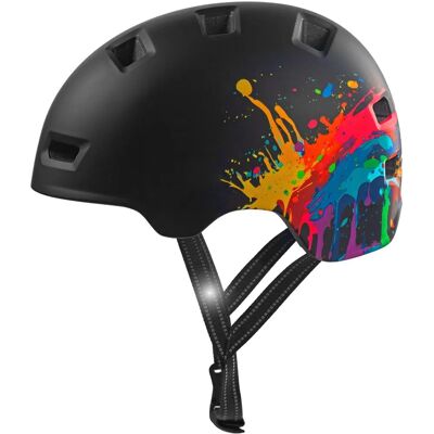 Kask Miejski Crazy Safety Czarny L 57-61cm - Kask Kask Miejski Crazy Safety Czarny L 57-61cm - Kask