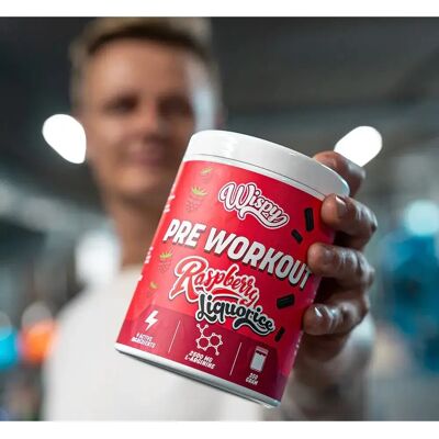 Wispy Pre-Workout - 350g - Bringebærlakris Wispy Pre-Workout - 350g - Bringebærlakris