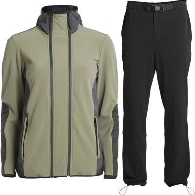 Aeonian the FENIX Dunkelgrüne/Schwarz Softshell-Jacke - Softshell Jacke Aeonian the FENIX Dunkelgrüne/Schwarz Softshell-Jacke - Softshell Jacke