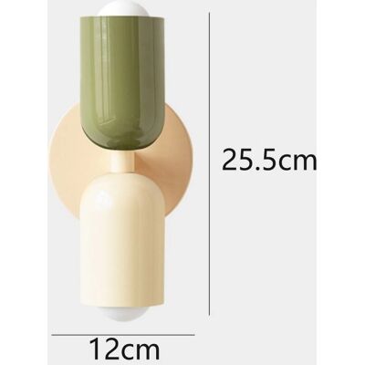 Wottes - Wall lamp - Creme Grün - Modern - Wall lamp Wottes - Wall lamp - Creme Grün - Modern - Wall lamp