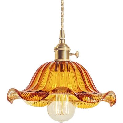 WOTTES - RetrĂ² - Amber - 25x10cm - Pendant lamp WOTTES - RetrĂ² - Amber - 25x10cm - Pendant lamp