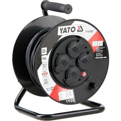 Yato YT-81052 Enrouleur de câble - 4 prises, 20m Yato YT-81052 Enrouleur de câble - 4 prises, 20m