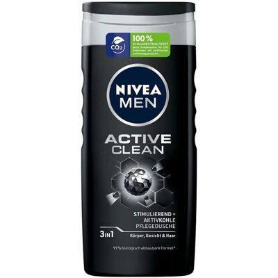 Nivea MEN Active Clean - Gel douche nettoyant pour hommes Nivea MEN Active Clean - Gel douche nettoyant pour hommes