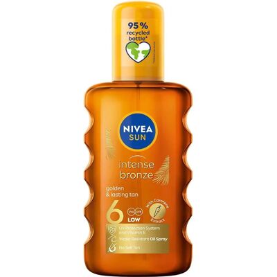Nivea SPF6 Carotenic Spray Bräunungsöl - Sonnenschutzöl Nivea SPF6 Carotenic Spray Bräunungsöl - Sonnenschutzöl