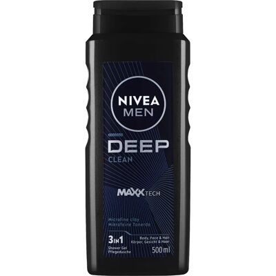Nivea Men Deep Clean - Żel pod prysznic - 500ml Nivea Men Deep Clean - Żel pod prysznic - 500ml
