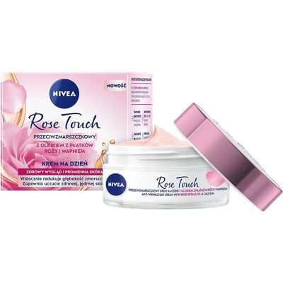 Nivea Rose Touch Crème Jour Anti-Rides - Crème Visage - Publicité Nivea Rose Touch Crème Jour Anti-Rides - Crème Visage - Publicité