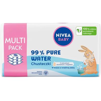 Nivea Baby Biologisch Abbaubare Feuchttücher - 99% Reines Wasser Nivea Baby Biologisch Abbaubare Feuchttücher - 99% Reines Wasser