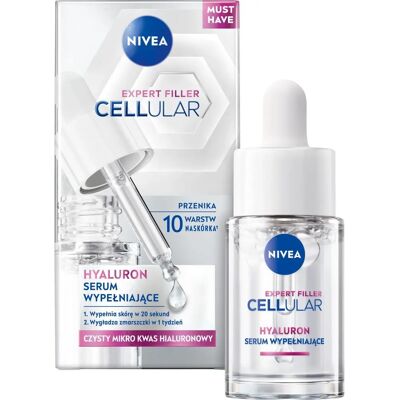 NIVEA ansiktsserum - Hyaluronsyra - Fyllande och uppstramande - 15 ml NIVEA ansiktsserum - Hyaluronsyra - Fyllande och uppstramande - 15 ml
