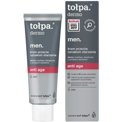 Tołpa Dermo Men 40+ Crema Idratante - Antirughe per Uomini Tołpa Dermo Men 40+ Crema Idratante - Antirughe per Uomini