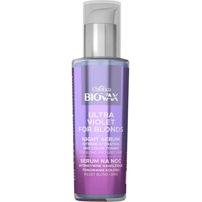 l'biotica Biovax Ultra Violet für Blond- und Grauhaar Nachtserum l'biotica Biovax Ultra Violet für Blond- und Grauhaar Nachtserum