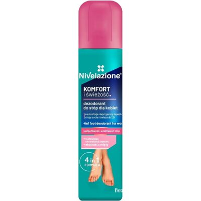 Farmona Nivelazione Feet Déodorant pour pieds 4 en 1 180 ml Farmona Nivelazione Feet Déodorant pour pieds 4 en 1 180 ml
