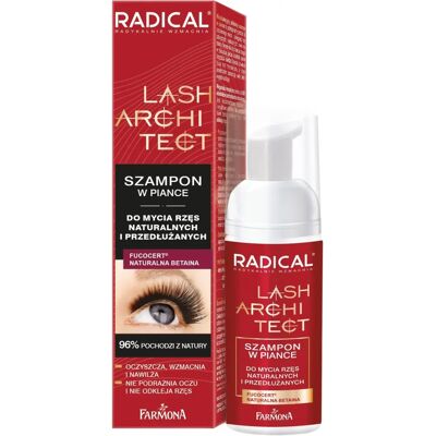 Farmona Radical Lash Architect Șampon spumă pentru gene și sprâncene - Șampon Farmona Radical Lash Architect Șampon spumă pentru gene și sprâncene - Șampon