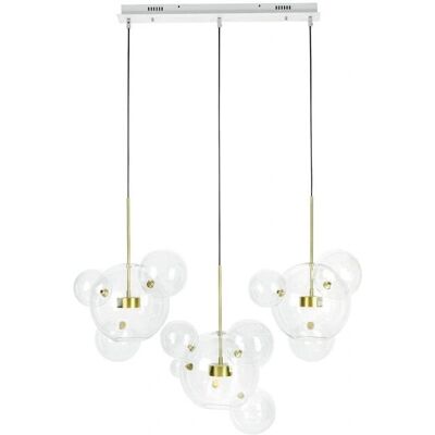 King Home Lampa wisząca Capri Line 3 - Złota - 180 LED King Home Lampa wisząca Capri Line 3 - Złota - 180 LED