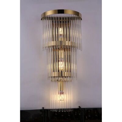 King Home Estro Złota Lampa ścienna - Nowoczesny Glamour Dekor King Home Estro Złota Lampa ścienna - Nowoczesny Glamour Dekor
