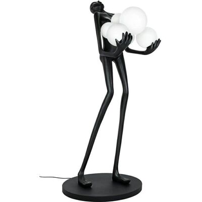 Lampa podłogowa Human czarna od Moosee - Nowoczesne oświetlenie figuratywne Lampa podłogowa Human czarna od Moosee - Nowoczesne oświetlenie figuratywne