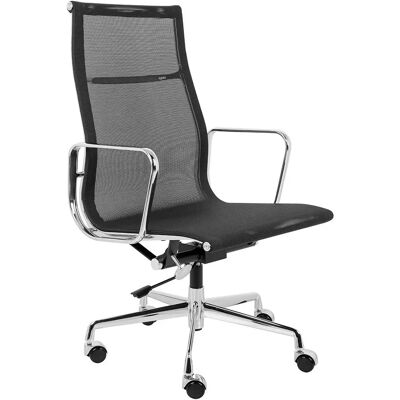 King Home Ergonomiczny Krzesło Biurowe - AERON PREMIUM Czarna Siatka i Chrom King Home Ergonomiczny Krzesło Biurowe - AERON PREMIUM Czarna Siatka i Chrom