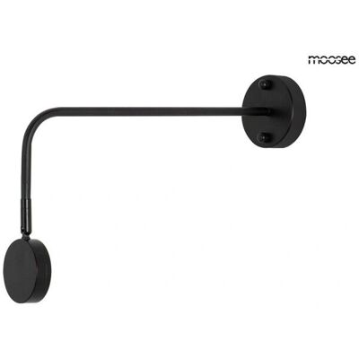 Lampa ścienna MOOSEE Axel Czarna - Regulowana z 360° obrotowym kloszem Lampa ścienna MOOSEE Axel Czarna - Regulowana z 360° obrotowym kloszem