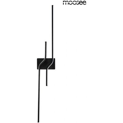 Moosee Roche 100 Czarna Lampa Ścienna - Lampa na Ścianę Moosee Roche 100 Czarna Lampa Ścienna - Lampa na Ścianę