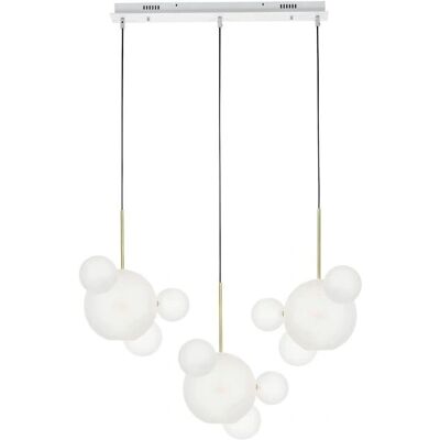 King Home Capri Line 3 Lampa wisząca - Nowoczesny Design z Bąbelkami Szklanymi King Home Capri Line 3 Lampa wisząca - Nowoczesny Design z Bąbelkami Szklanymi