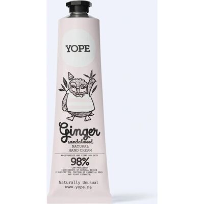 Yope Gember en sandelhout Handcrème - 100 ml Yope Gember en sandelhout Handcrème - 100 ml