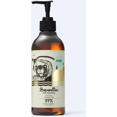 Yope Gel douche à la Boswellia et au romarin - Gel douche Yope Gel douche à la Boswellia et au romarin - Gel douche
