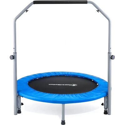 HYPERMOTION Regulowany Trampolina do Użytku Wewnątrz i na Zewnątrz - 96cm, 36 Sprężyny HYPERMOTION Regulowany Trampolina do Użytku Wewnątrz i na Zewnątrz - 96cm, 36 Sprężyny
