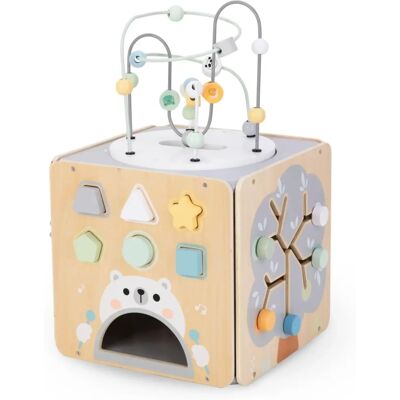 Cube d'activités en bois MAMABRUM - Couleurs pastel - Jouet éducatif - Publicité Cube d'activités en bois MAMABRUM - Couleurs pastel - Jouet éducatif - Publicité
