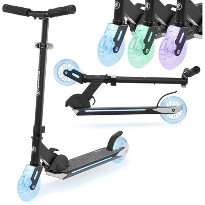 Trottinette lumineuse pliable pour enfants HYPERMOTION 5+ ans 50kg max - Publicité Trottinette lumineuse pliable pour enfants HYPERMOTION 5+ ans 50kg max - Publicité