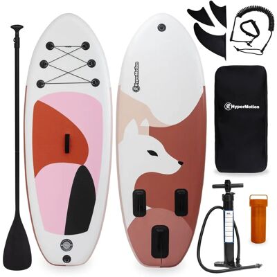 HyperMotion Oppusteligt Paddleboard til Børn - 15cm Tykt - Sæt: Bræt, Justerbar Padle, Håndpumpe, Kæde, Vandtæt Rygsæk HyperMotion Oppusteligt Paddleboard til Børn - 15cm Tykt - Sæt: Bræt, Justerbar Padle, Håndpumpe, Kæde, Vandtæt Rygsæk