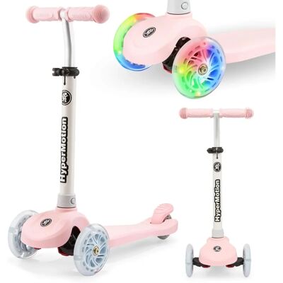 HyperMotion pink lastenpotkulauta - säädettävä 3 pyörällä - Turvallisuussertifikaatti HyperMotion pink lastenpotkulauta - säädettävä 3 pyörällä - Turvallisuussertifikaatti