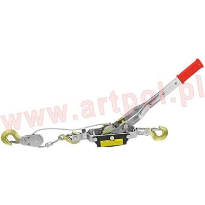 Artpol Modelo AR27114 - Przyciągarka manual de cuerda 4 toneladas con 2 zapadki Artpol Modelo AR27114 - Przyciągarka manual de cuerda 4 toneladas con 2 zapadki