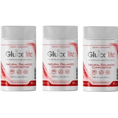 Prime - Glucolite - 30 kapsułek - Suplement diety Prime - Glucolite - 30 kapsułek - Suplement diety