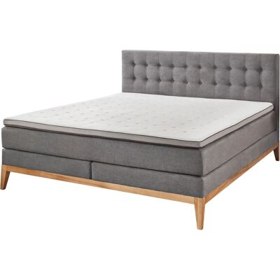 Primo Westwood Grau Boxspringbett - Möbel Kraft Primo Westwood Grau Boxspringbett - Möbel Kraft