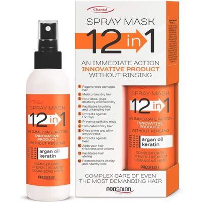 Masque Capillaire Chantal Prosalon 12en1 - Soins pour cheveux abîmés - Publicité Masque Capillaire Chantal Prosalon 12en1 - Soins pour cheveux abîmés - Publicité